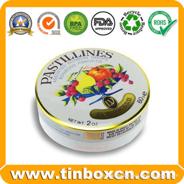 Round Tin Box for Gift Packaging Box Metal Tin Can